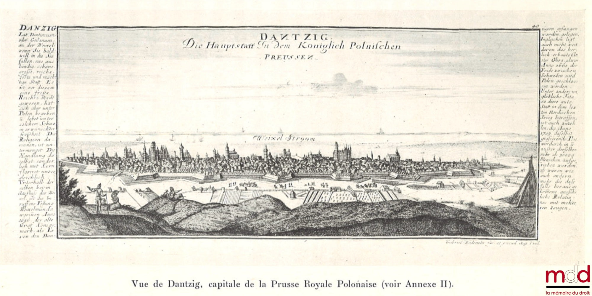 MONTFORT (Henri de)  – DANTZIG PORT DE POLOGNE DANS LE PASSÉ ET LE PRÉSENT, Préface de Gaston Riou, Centre d’études polonaises de Paris