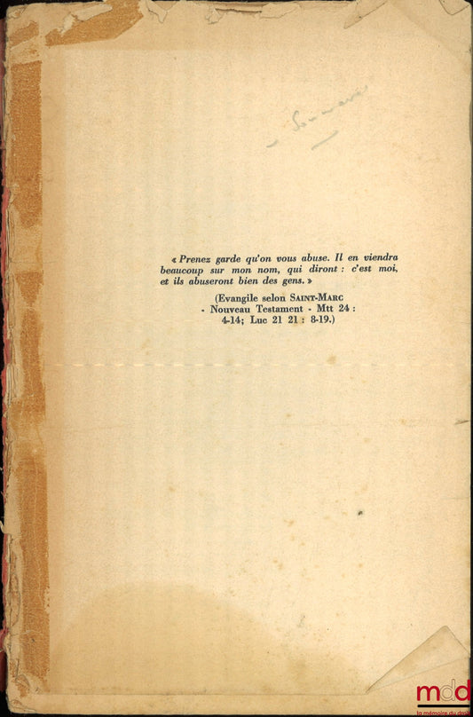 DEBRÉ (Jean-Louis) – LES IDÉES CONSTITUTIONNELLES DU GÉNÉRAL DE GAULLE, Bibl. Constitutionnelle et de Sc. Politique, t. XLIX