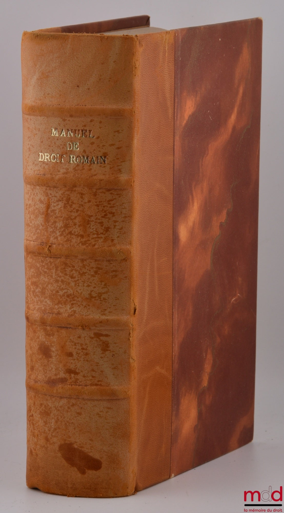 GIRARD (Paul-Frédéric) – MANUEL ÉLÉMENTAIRE DE DROIT ROMAIN, 5e éd. revue et mise à jour