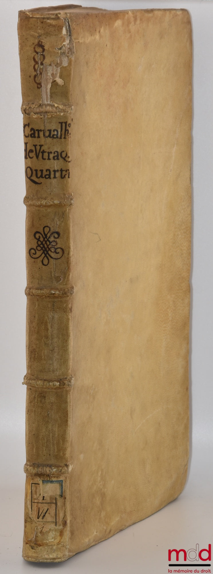 CARVALHO (Ioannis de) [CARVALHO (Joannes)] – NOVUS ET METHODICUS TRACTATUS DE UNA ET ALTERA QUARTA DEDUCENDA VEL NON LEGITIMA, FALCIDIA, ET TREBELLIANICA, Ad cap. Raynaldus, de Testamentis, In quatuor partes divisus. In quo elucidatur universa materia suc