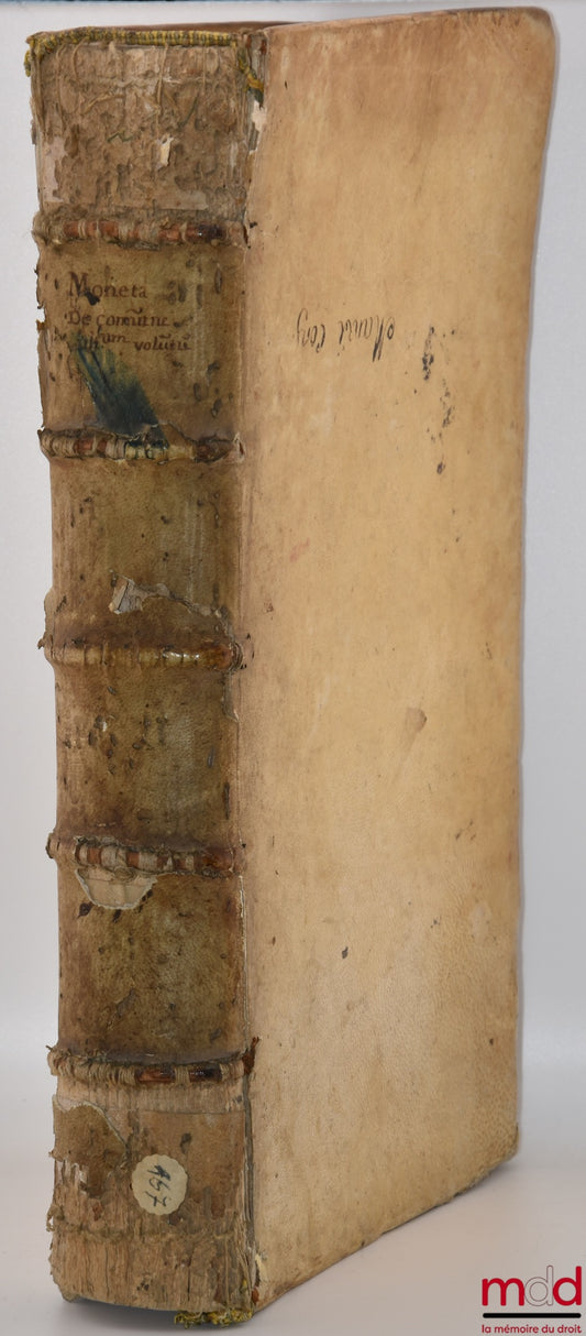 MONETÆ (Io. Petri) [MONETA (Giovanni Pietro)] – TRACTATUS DE COMMUTATIONIBUS ULTIMARUM VOLUNTATUM IN CUIUS PRIORIBUS OCTO CAPITIBUS GENERATIM de commutatione ultimarum voluntatum agitur : in reliquis autem quatuor singillatim de totidem eius præcipuis spe