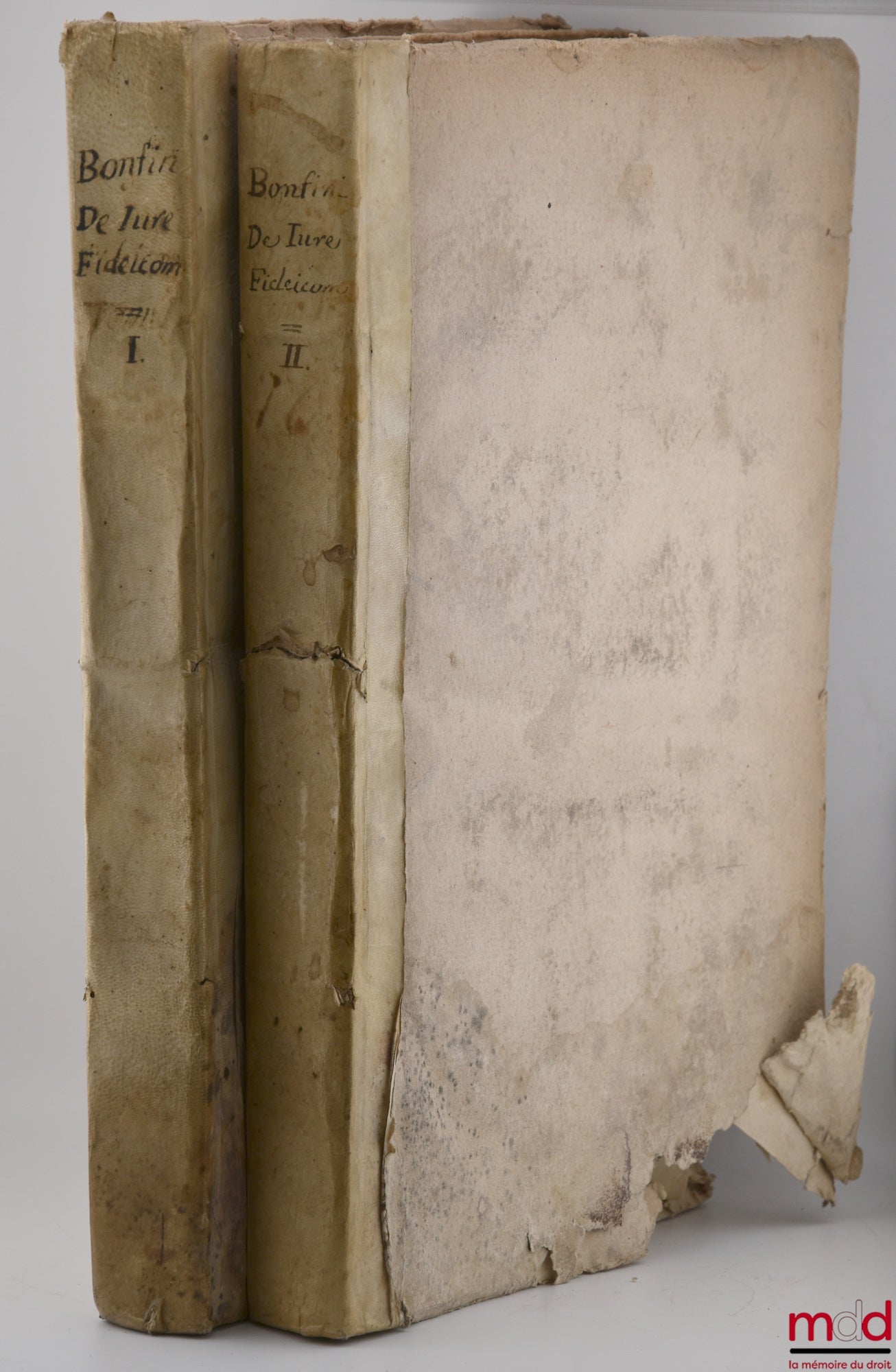 BONFINIO (FRANCISCO ANTONIO) – DE JURE FIDEICOMMISSORUM MAGIS CONTROVERSO DISPUTATIONES PRÆCIPUÆ In quatuor Titulos distributæ, QUIBUS Selectiores Articuli ad hanc materiam spectantes in supremis plerumque Tribunalibus dispuncti theorice simul, & practice