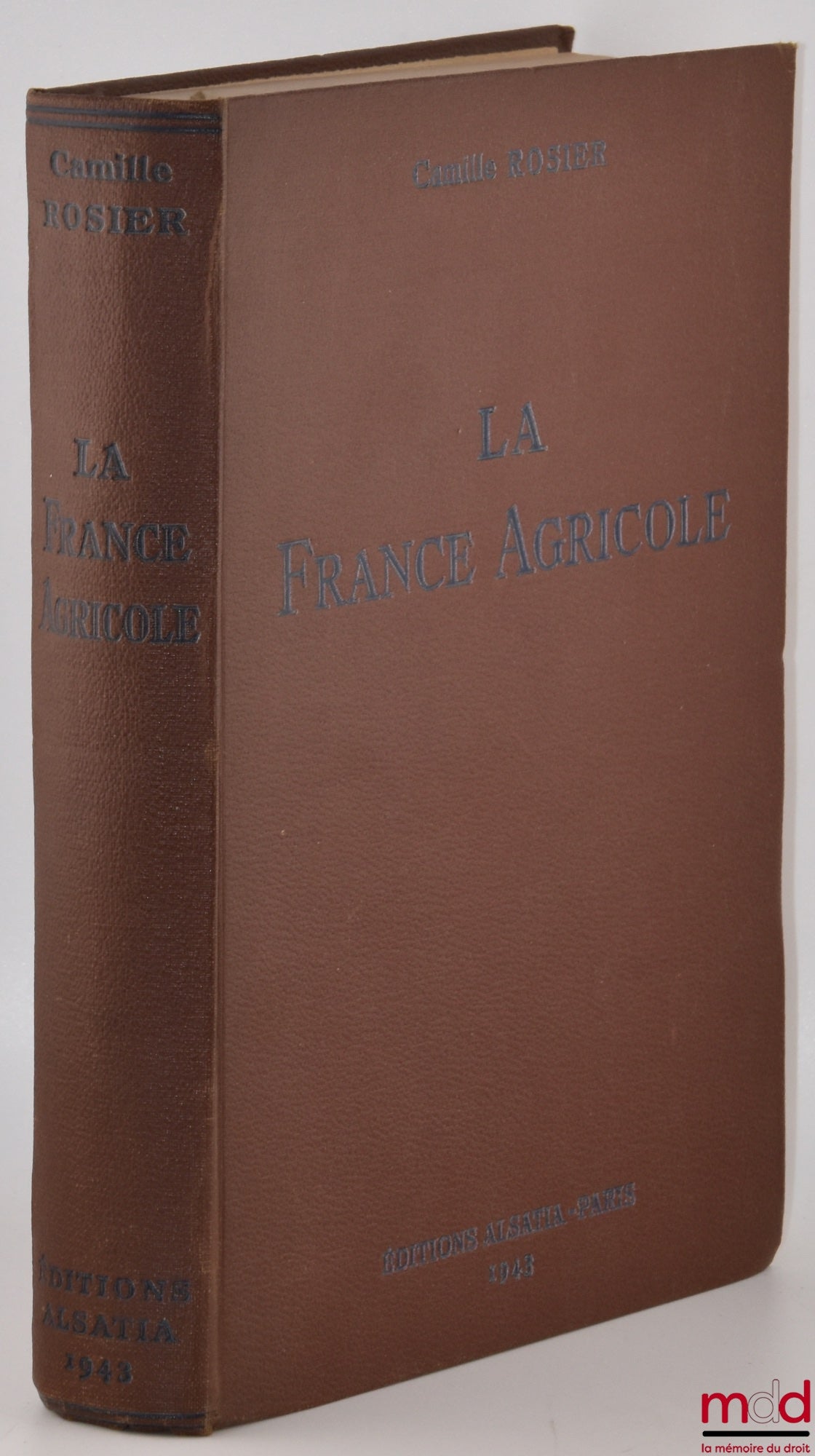 ROSIER (Camille) – LA FRANCE AGRICOLE