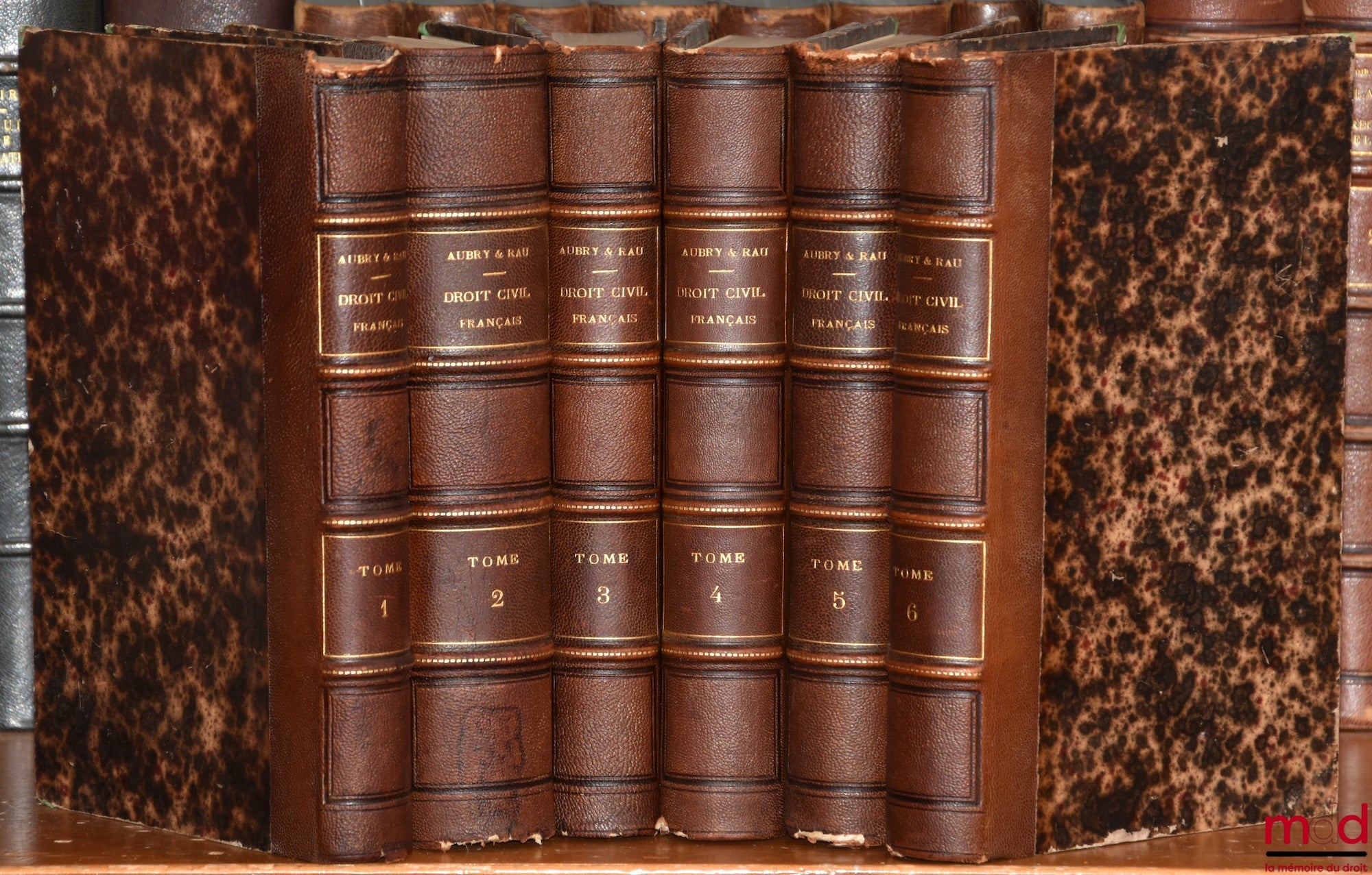 AUBRY (Charles) et RAU (Charles-Frédéric) – COURS DE DROIT CIVIL FRANÇAIS D’APRÈS L’OUVRAGE ALLEMAND DE C.-S. ZACHARIÆ, 3e éd. entièrement refondue et complétée