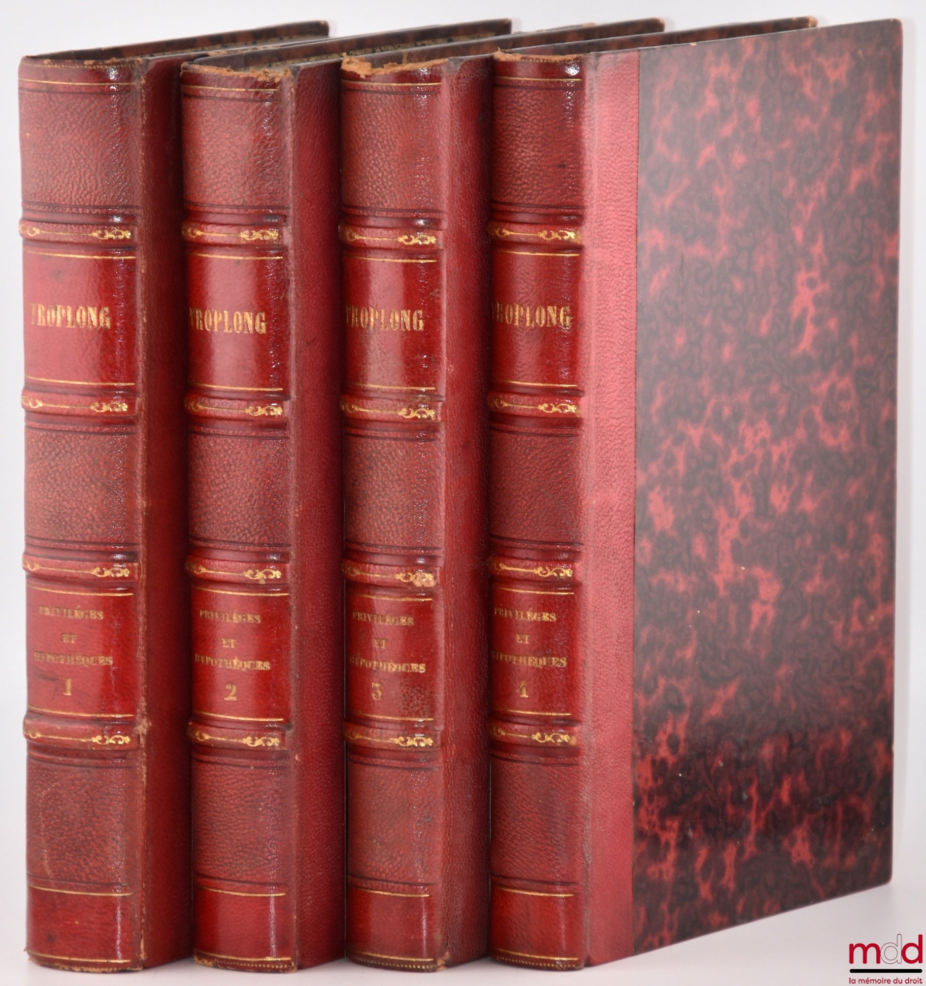 TROPLONG (Raymond-Théodore) – LE DROIT CIVIL EXPLIQUÉ SUIVANT L’ORDRE DES ARTICLES DU CODE DEPUIS ET Y COMPRIS LE TITRE DE LA VENTE, Ouvrage qui fait suite à celui de M. Toullier, mais dans lequel on a adopté la forme plus commode du commentaire : - DE LA