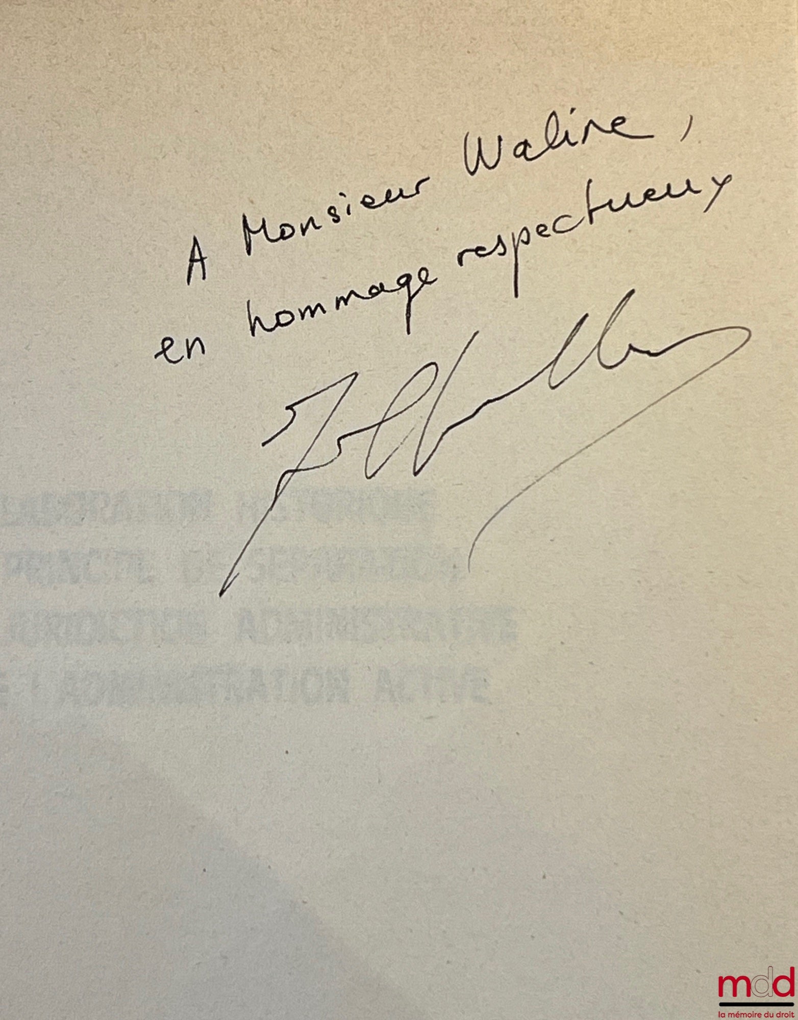 CHEVALLIER (Jacques) – L’ÉLABORATION HISTORIQUE DU PRINCIPE DE SÉPARATION DE LA JURIDICTION ADMINISTRATIVE ET DE L’ADMINISTRATION ACTIVE, Préface de Roland Drago, Bibl. de droit public, t. XCVII
