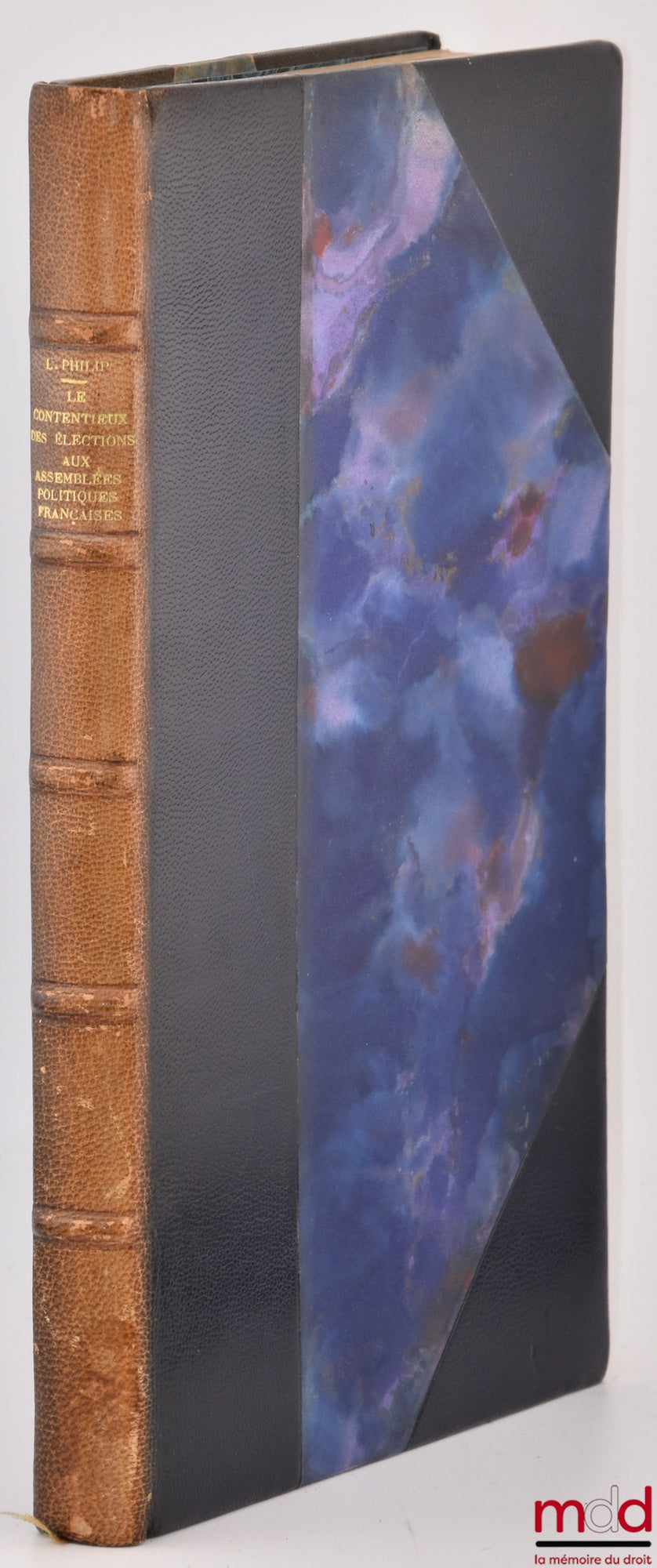 PHILIP (Loïc) – LE CONTENTIEUX DES ÉLECTIONS AUX ASSEMBLÉES POLITIQUES FRANÇAISES, De la vérification des pouvoirs par les chambres au contrôle juridictionnel du conseil constitutionnel, Préface de Robert Pelloux, Bibl. de droit public, t. XXXVII