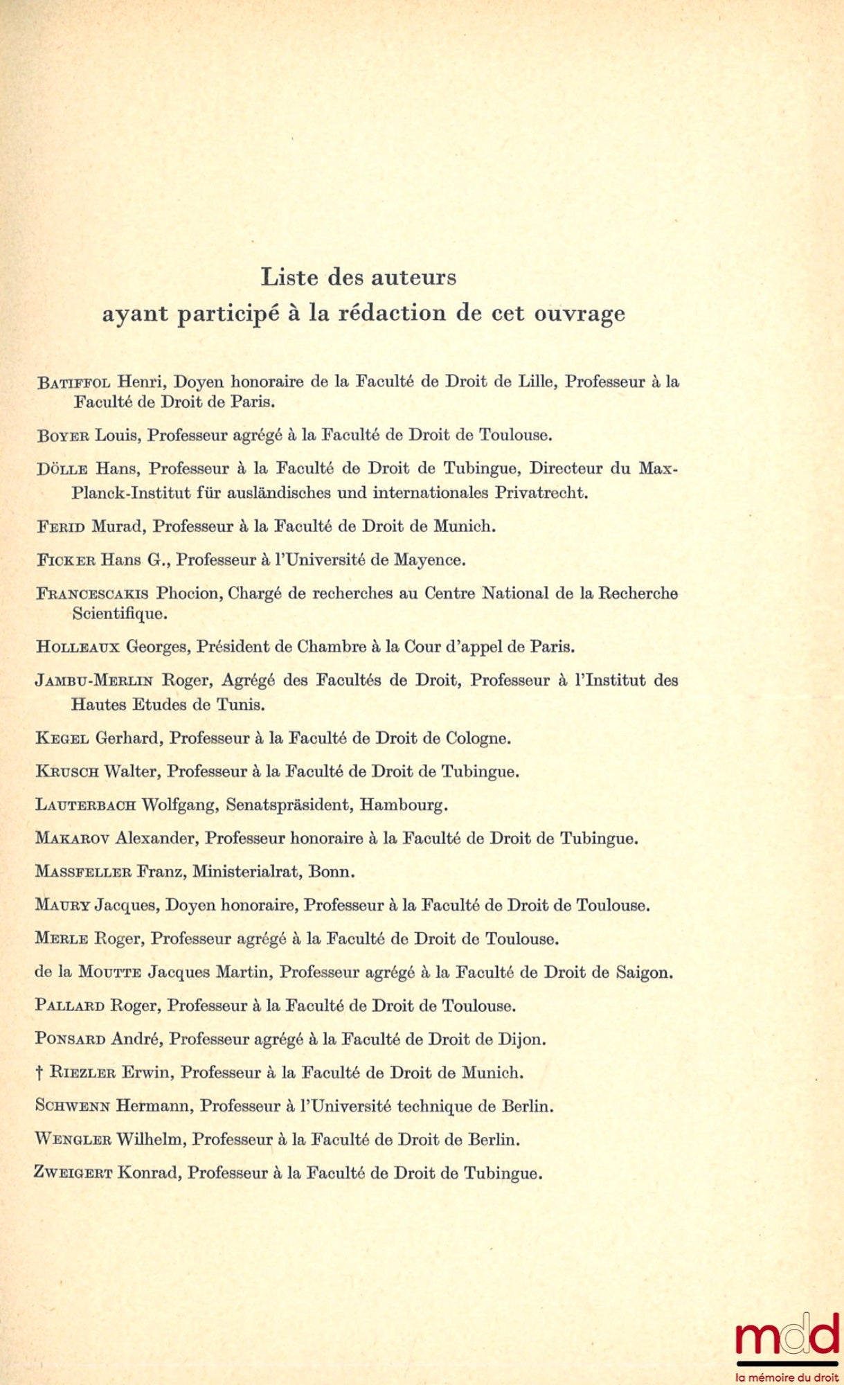 [Collectif] – LE DROIT INTERNATIONAL PRIVÉ DE LA FAMILLE EN FRANCE ET EN ALLEMAGNE, Société de législation comparée