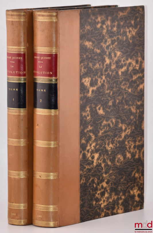 QUINET (Edgar) – LA RÉVOLUTION