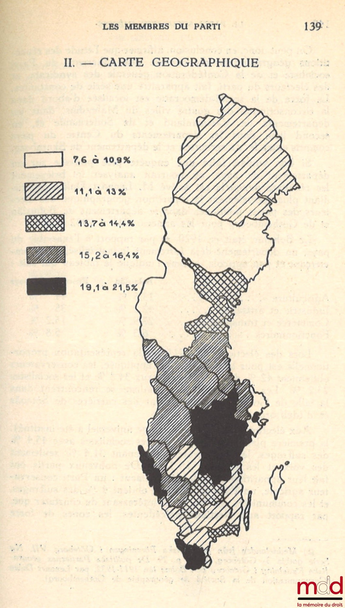 FUSILIER (Raymond) – LE PARTI SOCIALISTE SUÉDOIS, Son organisation, Préface de Guy Mollet