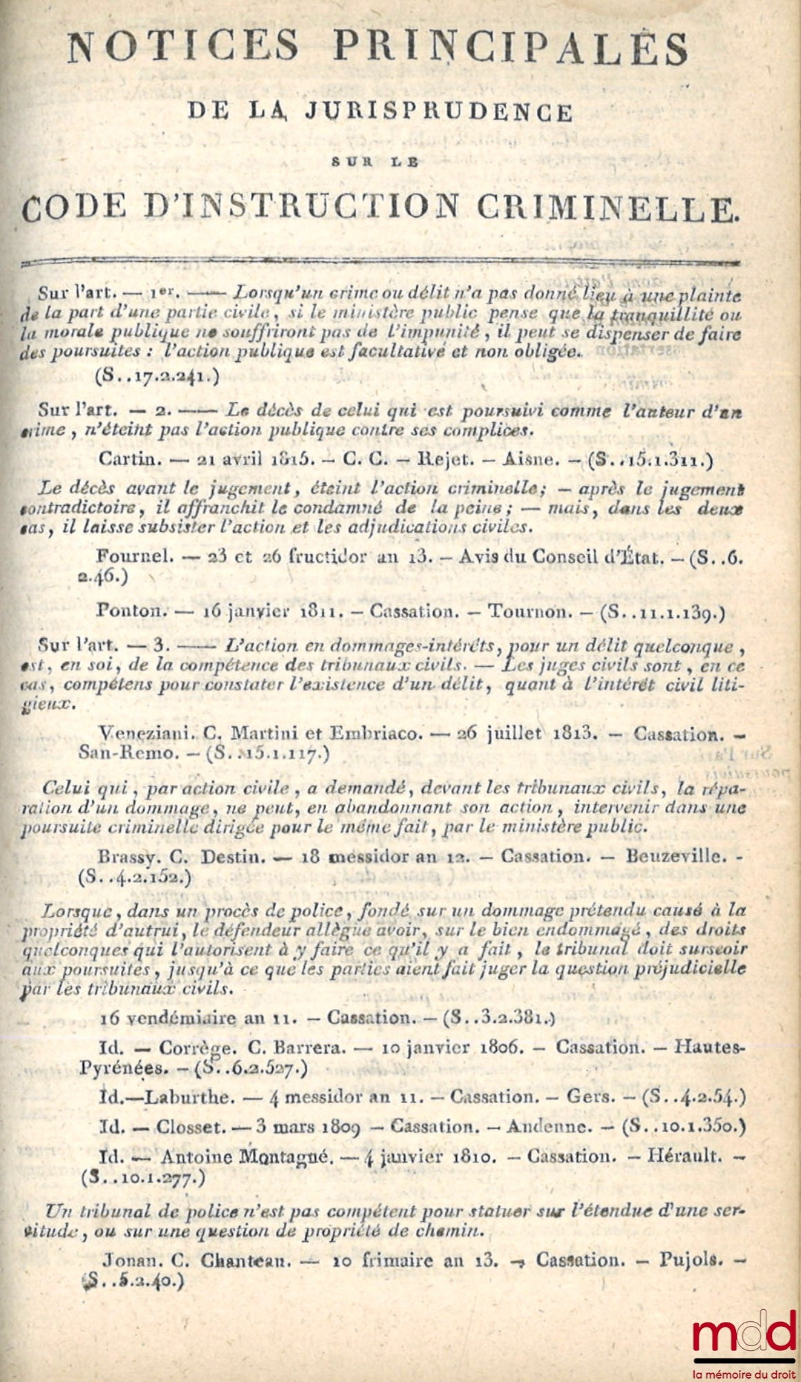 [Code - Conseil d’État], SIREY (Jean-Baptiste) – LES CINQ CODES AVEC NOTES ET TRAITÉS