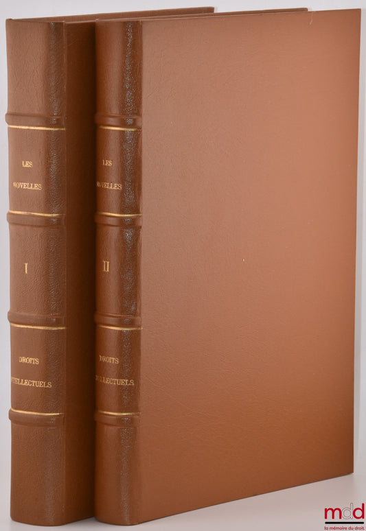 [Copyright - Literary and Artistic Property] – NOVELS, Corpus Juris Belgici, vols. * and **: INTELLECTUAL RIGHTS, Work published under the patronage of A. Goddyn and the scientific direction of L. Hennebicq, J. Wathelet and G. Ciselet