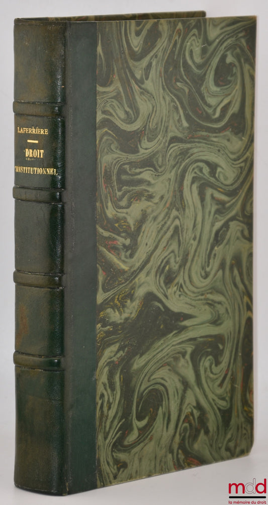 LAFERRIÈRE (Julien) – WRITTEN EXAMS IN CONSTITUTIONAL LAW, 1st year, 1934-1935