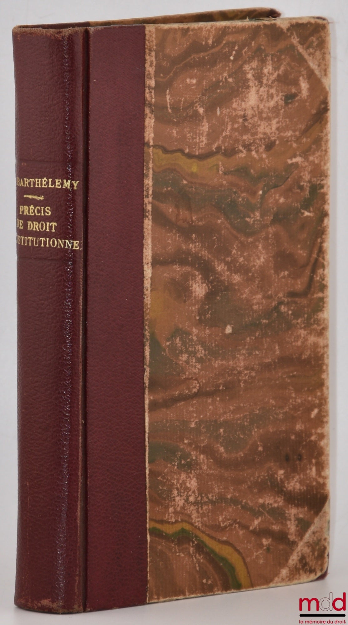 JOSEPH-BARTHÉLEMY – PRÉCIS DE DROIT CONSTITUTIONNEL, coll. Petits précis Dalloz