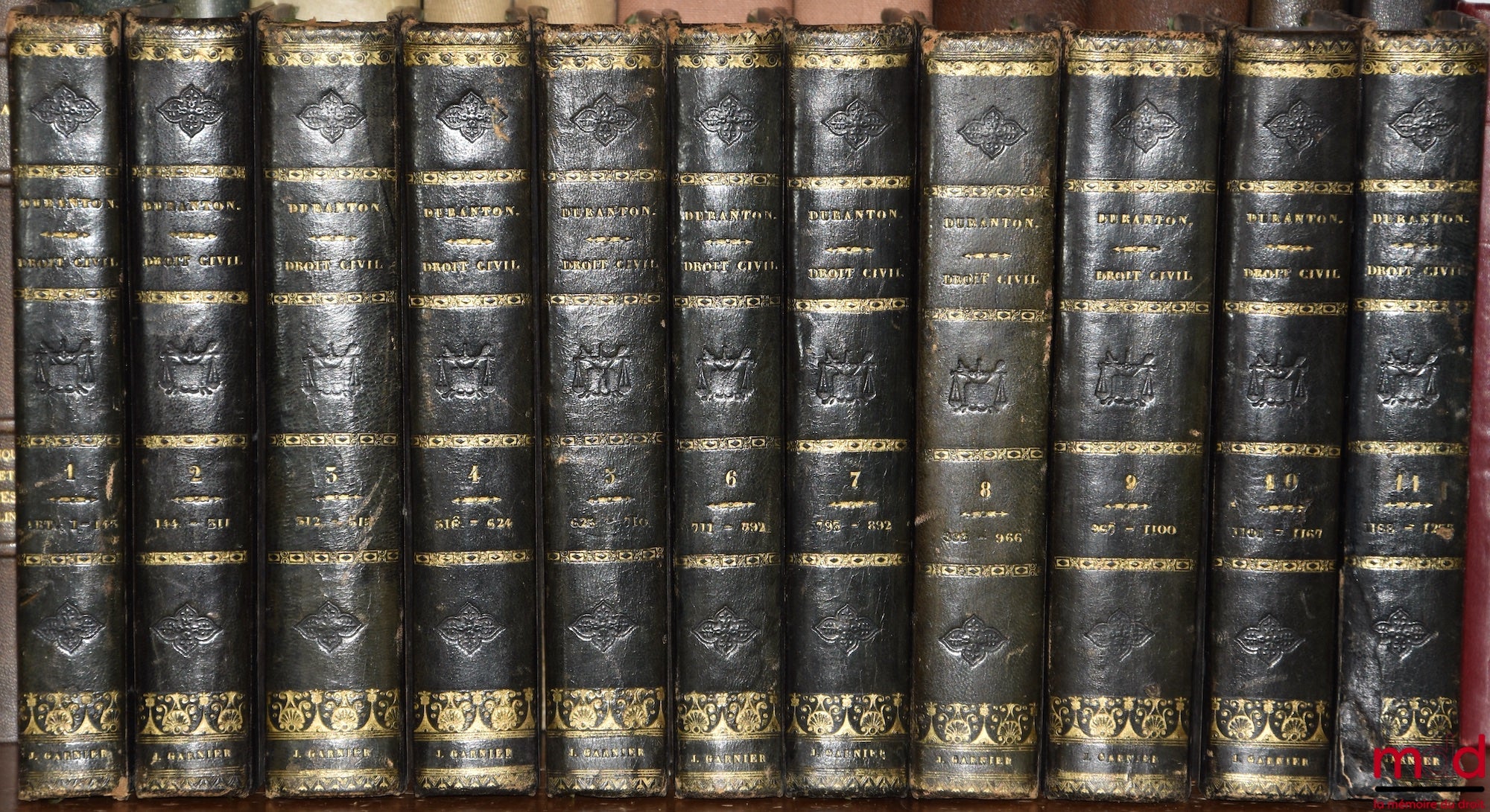 DURANTON (Alexandre) – COURSE IN FRENCH LAW FOLLOWING THE CIVIL CODE, 3rd ed.