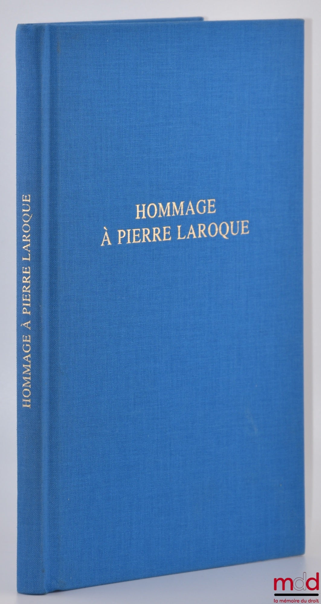 [LAROQUE (Pierre)], Colloque – HOMMAGE À PIERRE LAROQUE. JOURNÉE D’ÉTUDES AU SÉNAT LE 7 MARS 2001 organisée par le Comité d’histoire de la Sécurité Sociale et le Comité d’histoire du Conseil d’État et de la juridiction administrative