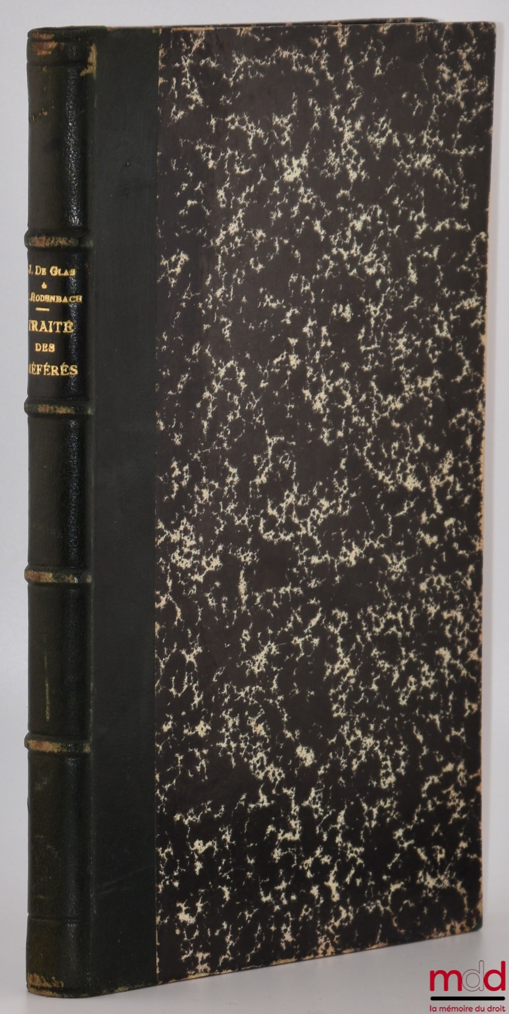 DE GLAS (Jos.) et RODENBACH (André) – TRAITÉ DES RÉFÉRÉS