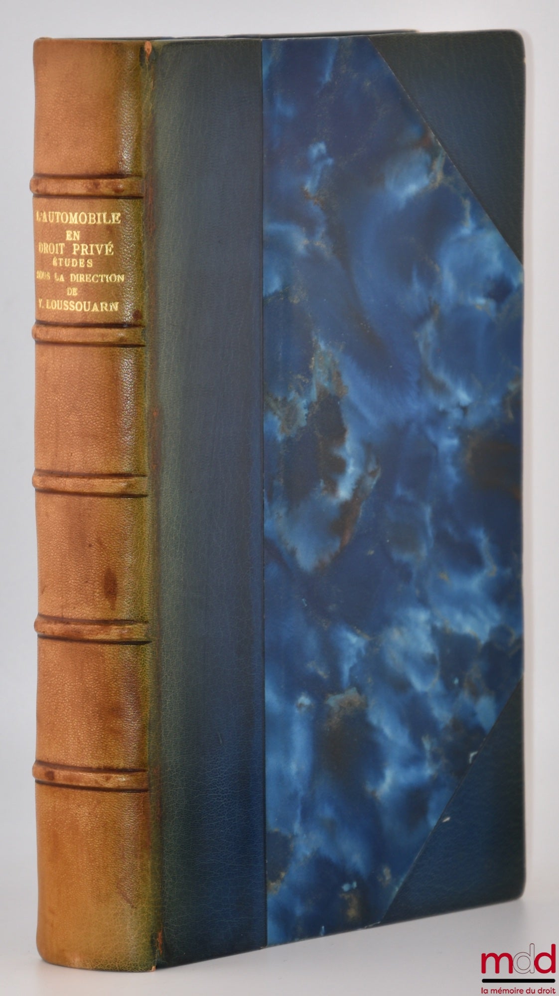 [Collectif] – L’AUTOMOBILE EN DROIT PRIVÉ, Études de droit privé sous la direction et avec une Préface de Yvon Loussouarn, Bibl. de droit privé, t. LXIX