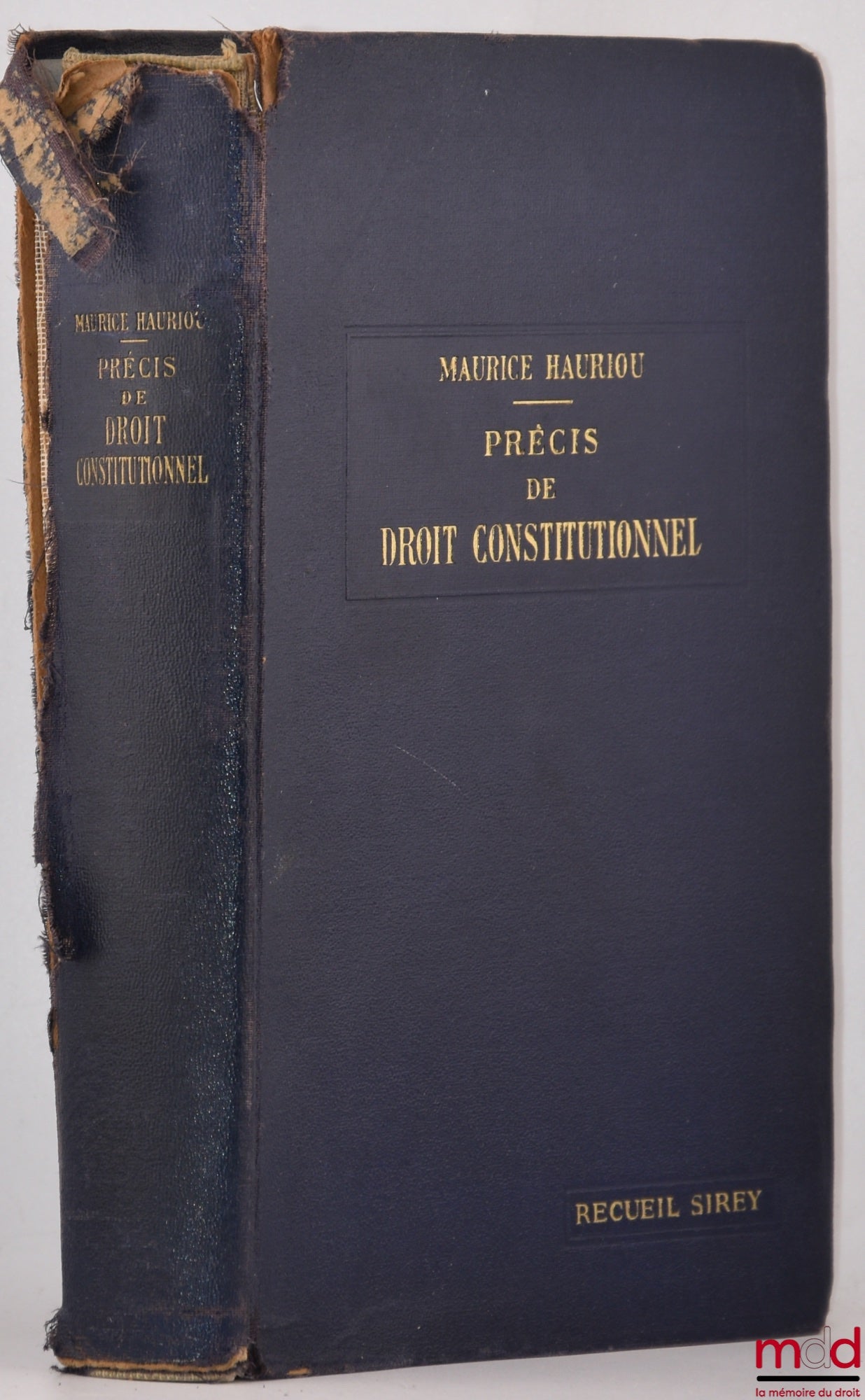 HAURIOU (Maurice) – PRÉCIS DE DROIT CONSTITUTIONNEL, 2e éd.
