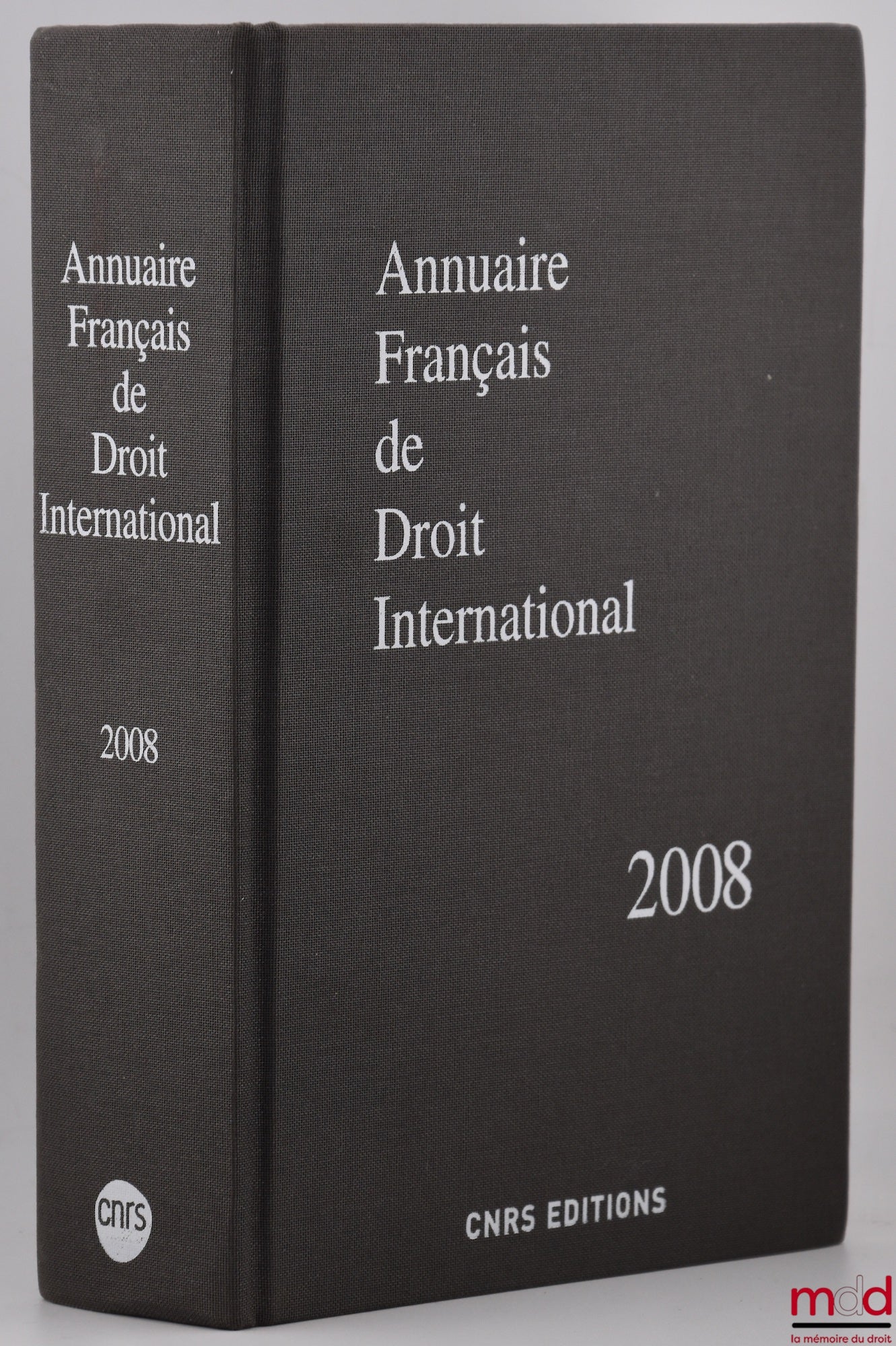 [AFDI] – ANNUAIRE FRANÇAIS DE DROIT INTERNATIONAL, 2008