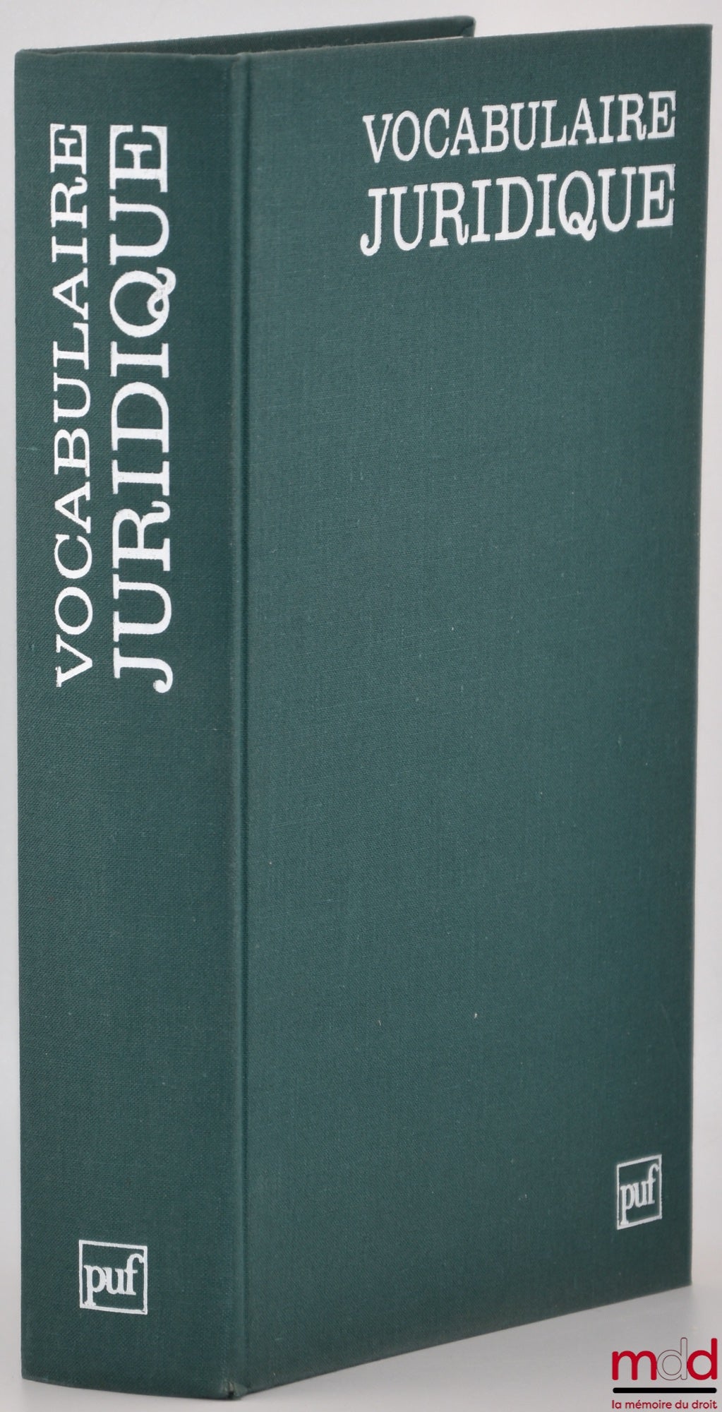 [Association Henri Capitant], CORNU (Gérard) – VOCABULAIRE JURIDIQUE, Publié sous la direction de Gérard Cornu