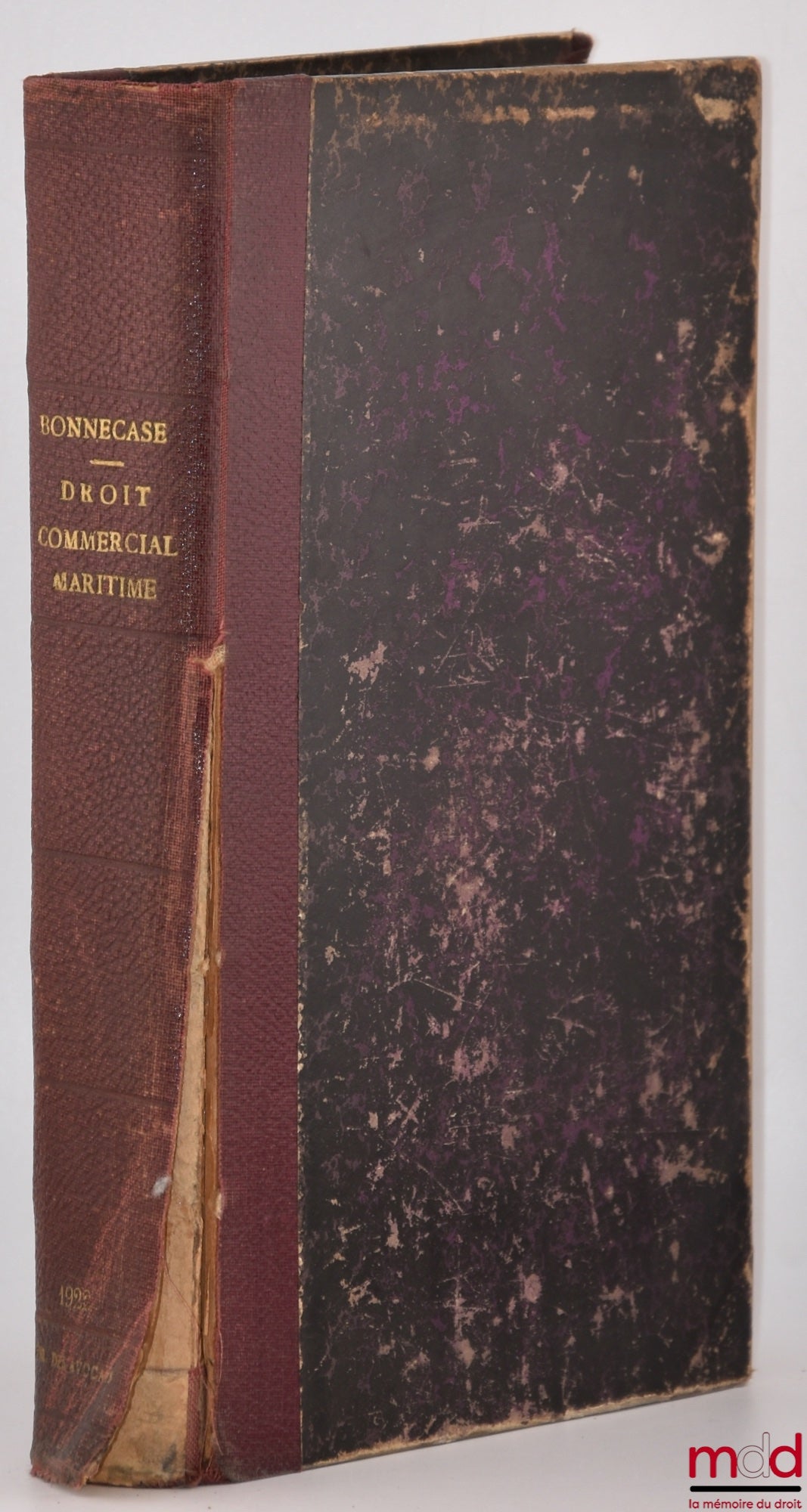 BONNECASE (Julien) – TREATISE ON MARITIME COMMERCIAL LAW