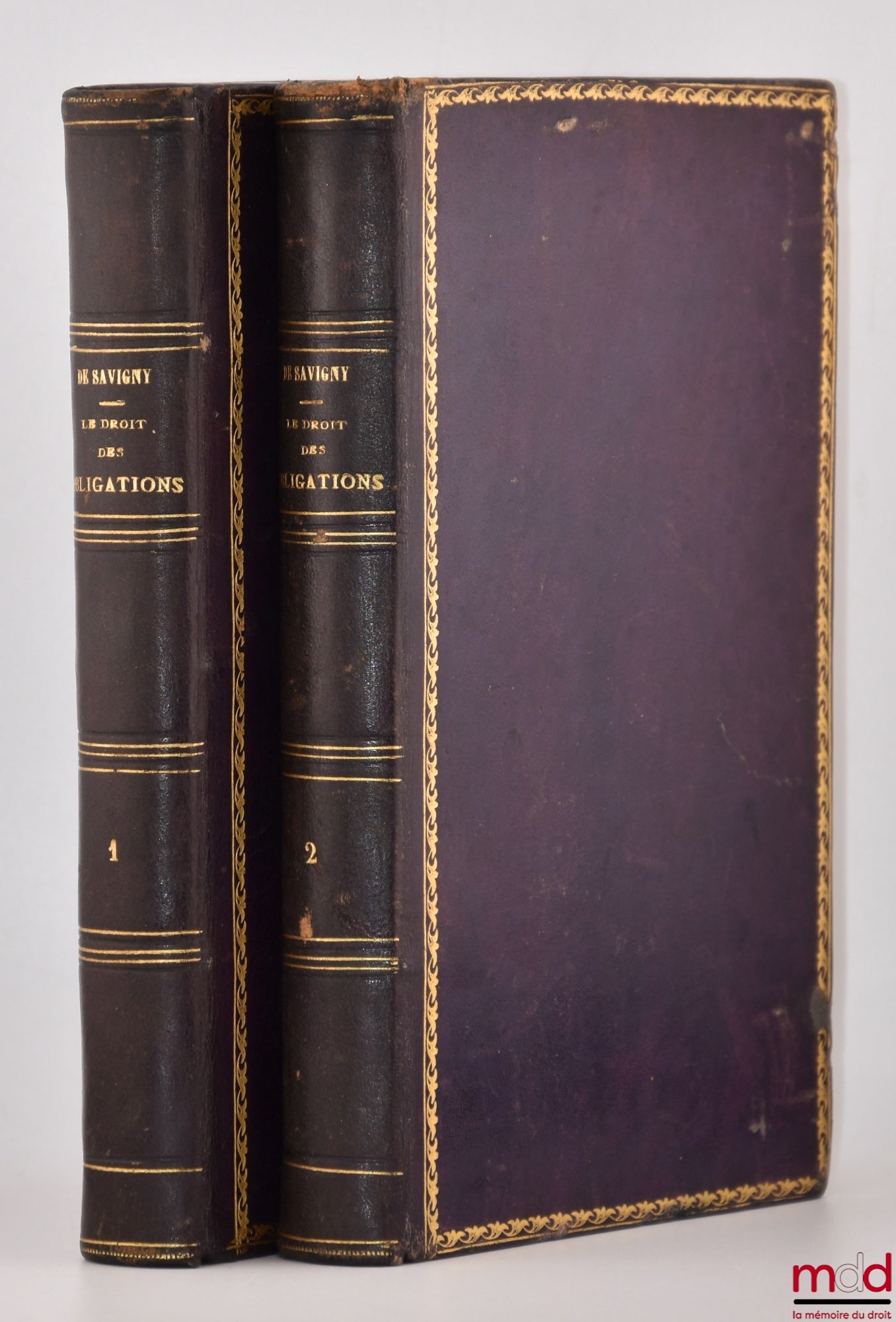 SAVIGNY (Friedrich Carl von) – LE DROIT DES OBLIGATIONS, Traduit de l’allemand par C. Gérardin et P. Jozon