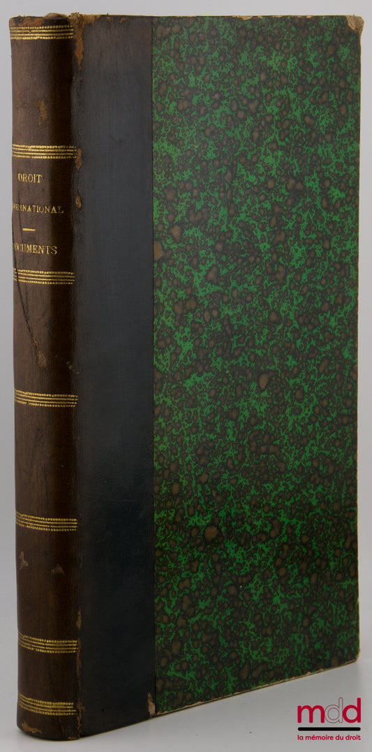 [Recueil de textes], RENAULT (Louis), LÉMONON (Ernest) – LES DEUX CONFÉRENCES DE LA PAIX, 1899 et 1907, Recueil des Textes arrêtés par ces Conférences et de différents Documents complémentaires, Avec un Avant-propos de Louis Renault, 2e éd., [Suivi de] LA