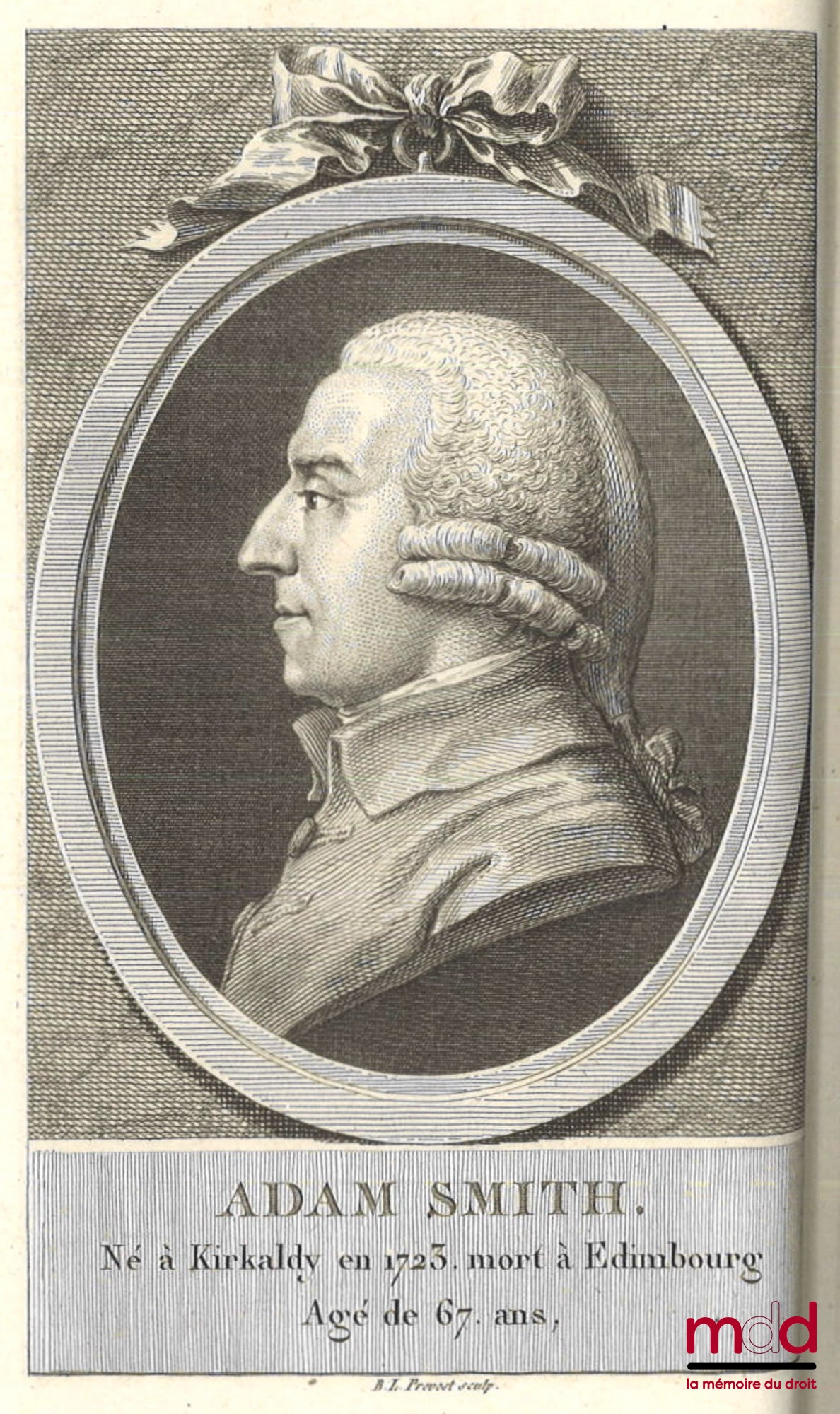 SMITH (Adam) – RECHERCHES SUR LA NATURE ET LES CAUSES DE LA RICHESSE DES NATIONS, Traduction nouvelle avec des notes et observations par Germain Garnier, Avec le portrait de Smith