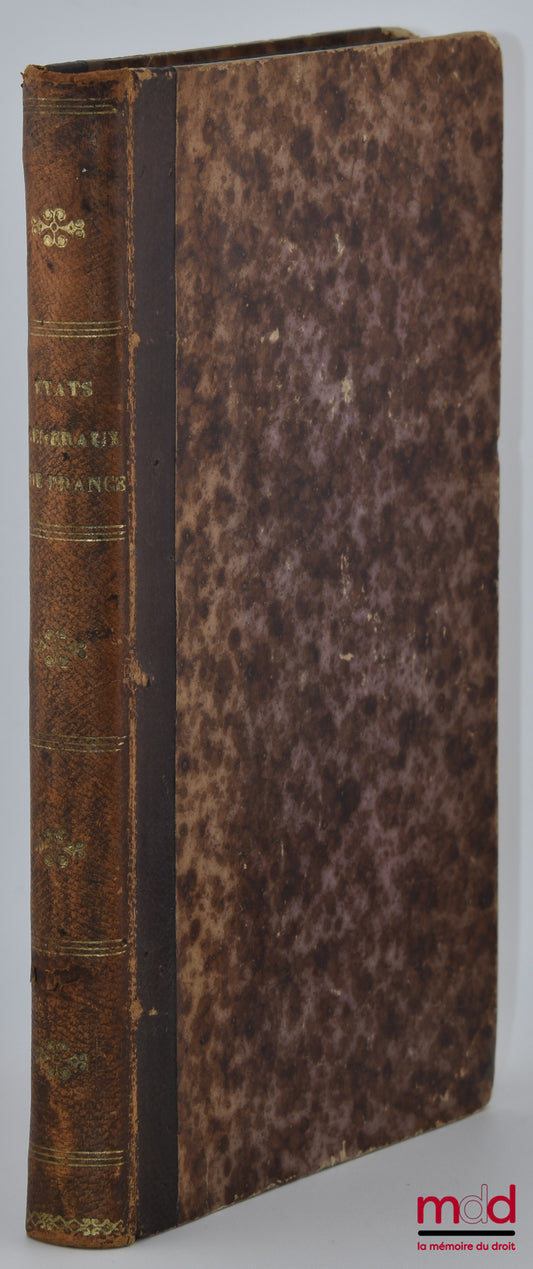 MOUNIER (Jean-Joseph) – NOUVELLES OBSERVATIONS sur les États-Généraux de France