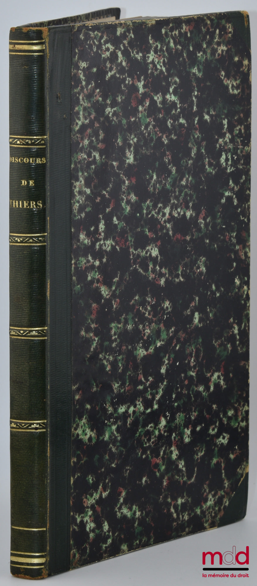 THIERS (Adolphe) – DISCOURS DE M. THIERS, Prononcés à l’Assemblée Nationale dans la discussion de la Constitution, Septembre et Octobre 1848 : Droit au travail. - Papier-monnaie. - Remplacement militaire