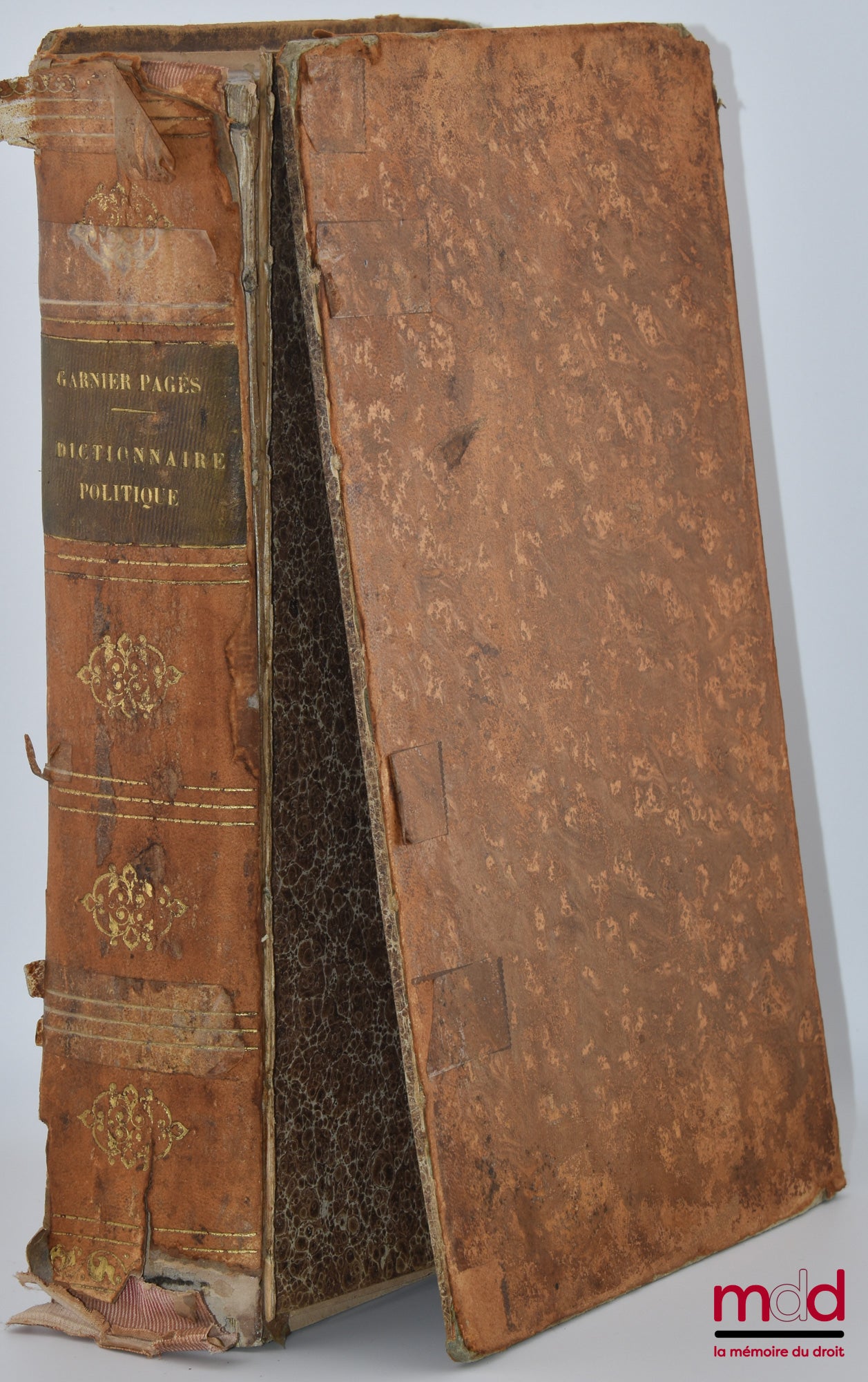 GARNIER-PAGÈS – DICTIONNAIRE POLITIQUE, ENCYCLOPÉDIE DU LANGAGE ET DE LA SCIENCE POLITIQUES, Rédigé par une réunion de Députés, de Publicistes et de Journalistes, avec une introduction par Garnier-Pagès