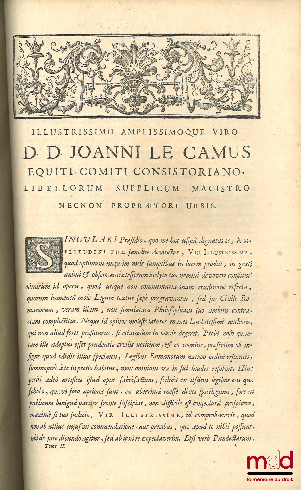 DOMAT (Jean) – LES LOIX CIVILES DANS LEUR ORDRE NATUREL, LE DROIT PUBLIC ET LEGUM DELECTUS, nouvelle éd. revue et corrigée