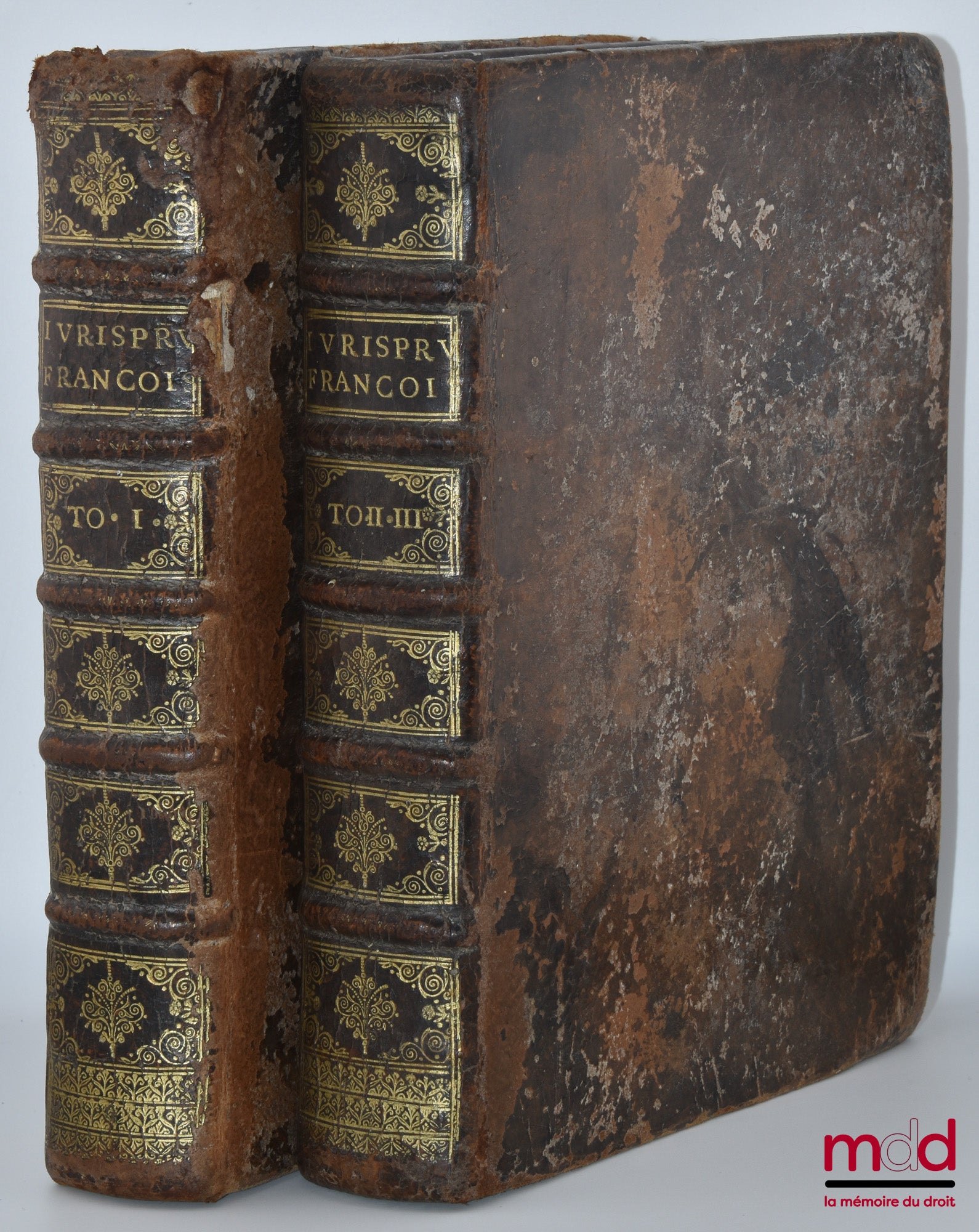 HELO (François) – FRENCH JURISPRUDENCE CONFERRED WITH ROMAN LAW ON THE INSTITUTES OF EMPEROR JUSTINIAN. Or the commentaries on French civil law are explored, each in its separate Title; In accordance with the laws, ordinances, customs &