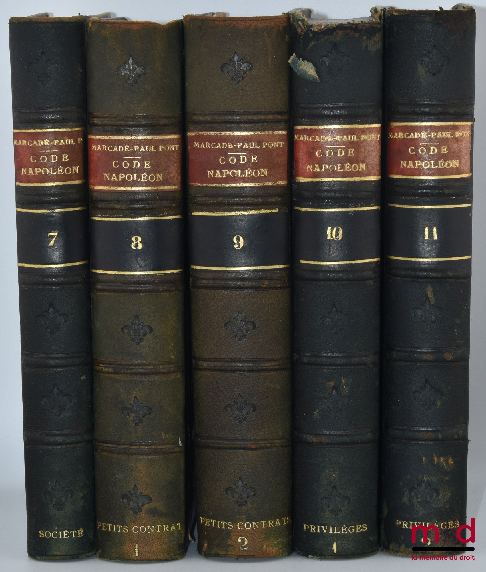 MARCADÉ (Victor-Napoléon) et PONT (Paul) – EXPLICATION THÉORIQUE ET PRATIQUE DU CODE CIVIL CONTENANT L’ANALYSE CRITIQUE DES AUTEURS ET DE LA JURISPRUDENCE ET UN TRAITÉ RÉSUMÉ APRÈS LE COMMENTAIRE DE CHAQUE TITRE, 5e éd. augmentée de plusieurs Questions et