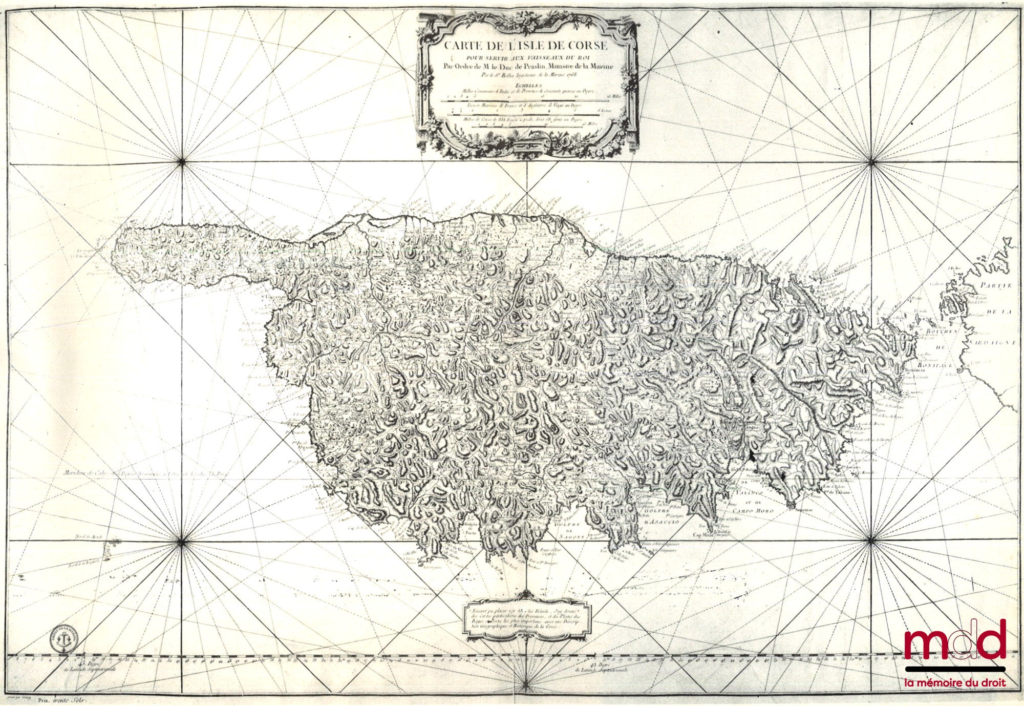 COLOMBANI (José) – AUX ORIGINES DE LA CORSE FRANÇAISE, Politique et institution, 1768-1790