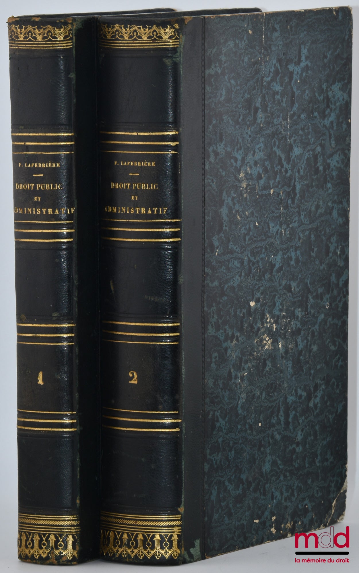 LAFERRIÈRE (Firmin) – COURS THÉORIQUE ET PRATIQUE DE DROIT PUBLIC ET ADMINISTRATIF, Mis en rapport avec la Constitution de 1848 et avec la législation et la jurisprudence nouvelles sur le Conseil d’État, la Cour des comptes, les élections, l’enseignement,