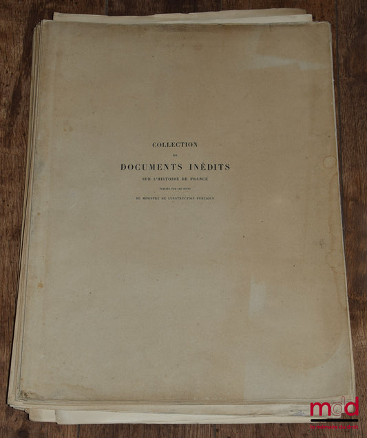 [Révolution française], BRETTE (Armand) – ATLAS DES BAILLIAGES OU JURIDICTIONS ASSIMILÉES Ayant formé unité électorale en 1789, Dressé d’après les actes de la convocation conservés aux archives nationales, Recueil de documents relatifs à la convocation de
