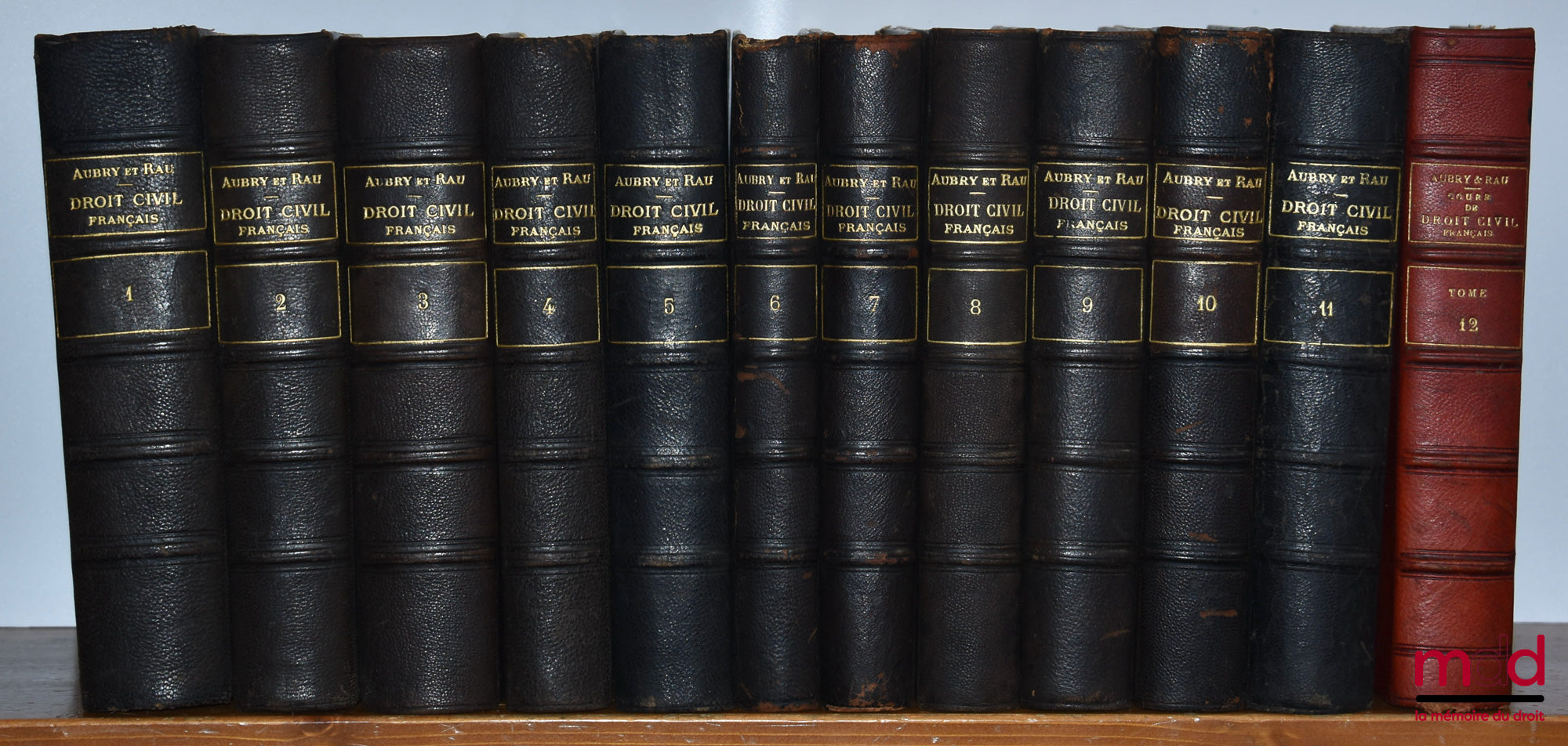 AUBRY (Charles) et RAU (Charles-Frédéric) – COURS DE DROIT CIVIL FRANÇAIS D’APRÈS LA MÉTHODE DE ZACHARIÆ, 5e éd. revue et mise au courant de la législation et de la jurisprudence par G. Rau et Ch. Falcimaigne avec la collaboration de M. Gault