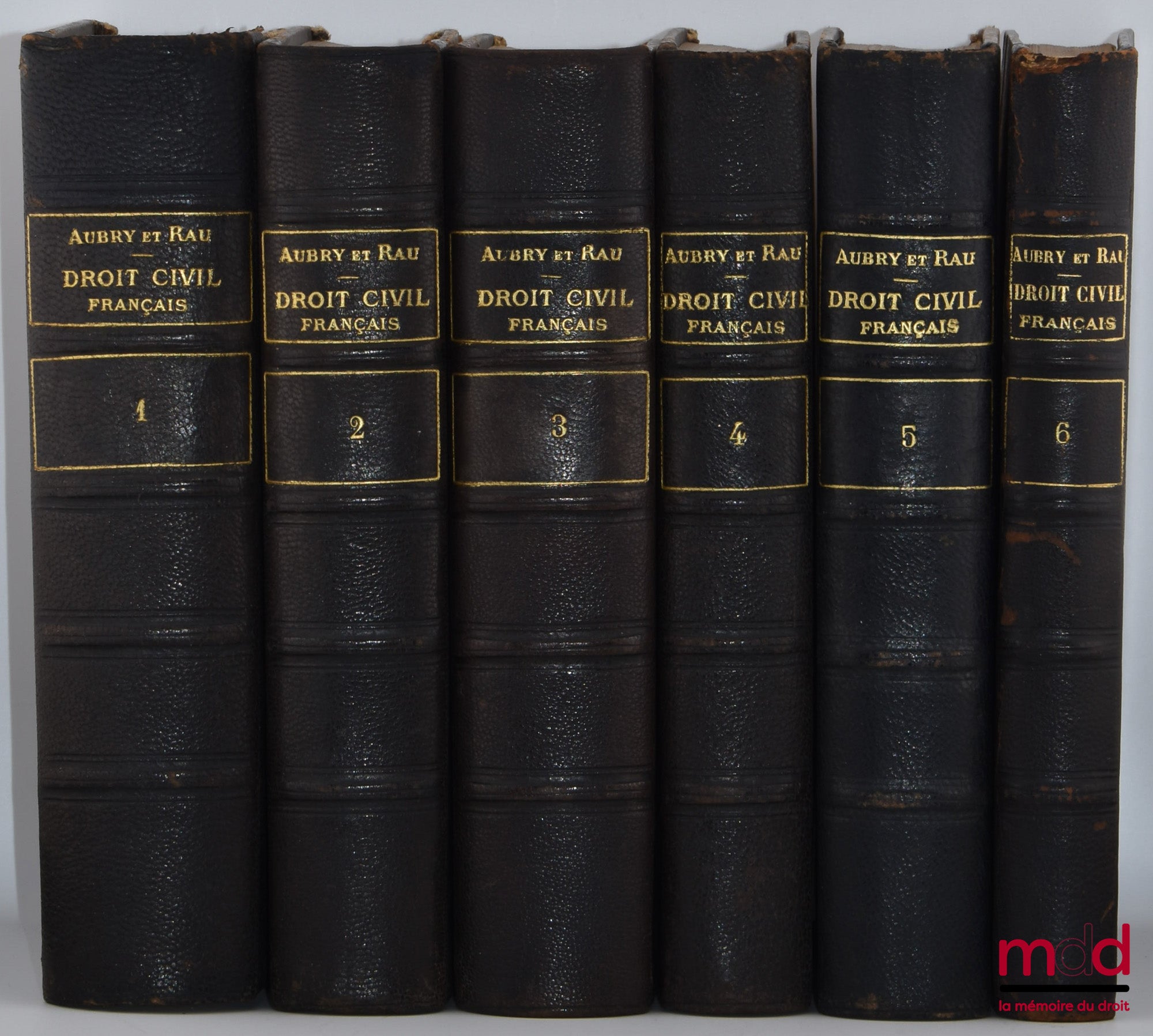 AUBRY (Charles) et RAU (Charles-Frédéric) – COURS DE DROIT CIVIL FRANÇAIS D’APRÈS LA MÉTHODE DE ZACHARIÆ, 5e éd. revue et mise au courant de la législation et de la jurisprudence par G. Rau et Ch. Falcimaigne avec la collaboration de M. Gault