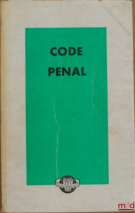 [Algérie] – CODE PÉNAL ALGÉRIEN, 2e éd.