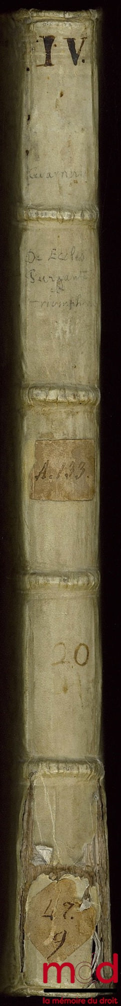 GUARNIERI (Fr. Felice Antonio) – OPUS DE ECCLESIA PURGANTE, ET TRIUMPHANTE, ELABORATUM A FR. ANTONIO GUARNIERI DE MONTE REGALI…PRO INSTRUCTIONE, ET COMMODIDATE TYRONUM SUÆ RELIGIONIS